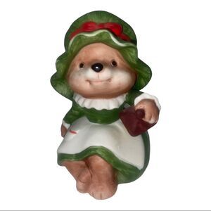 Vintage HOMCO #5600 Christmas Paddington Mama Bear Figurine